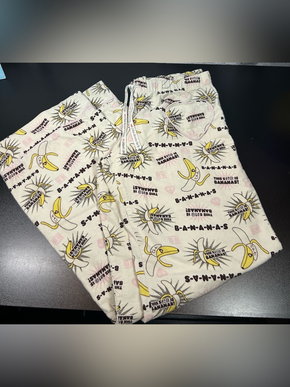RARE Harajuku Lovers Gwen Stefani This Sh♡t Is Bananas Pajama Bottoms ❤️‍🔥🍌